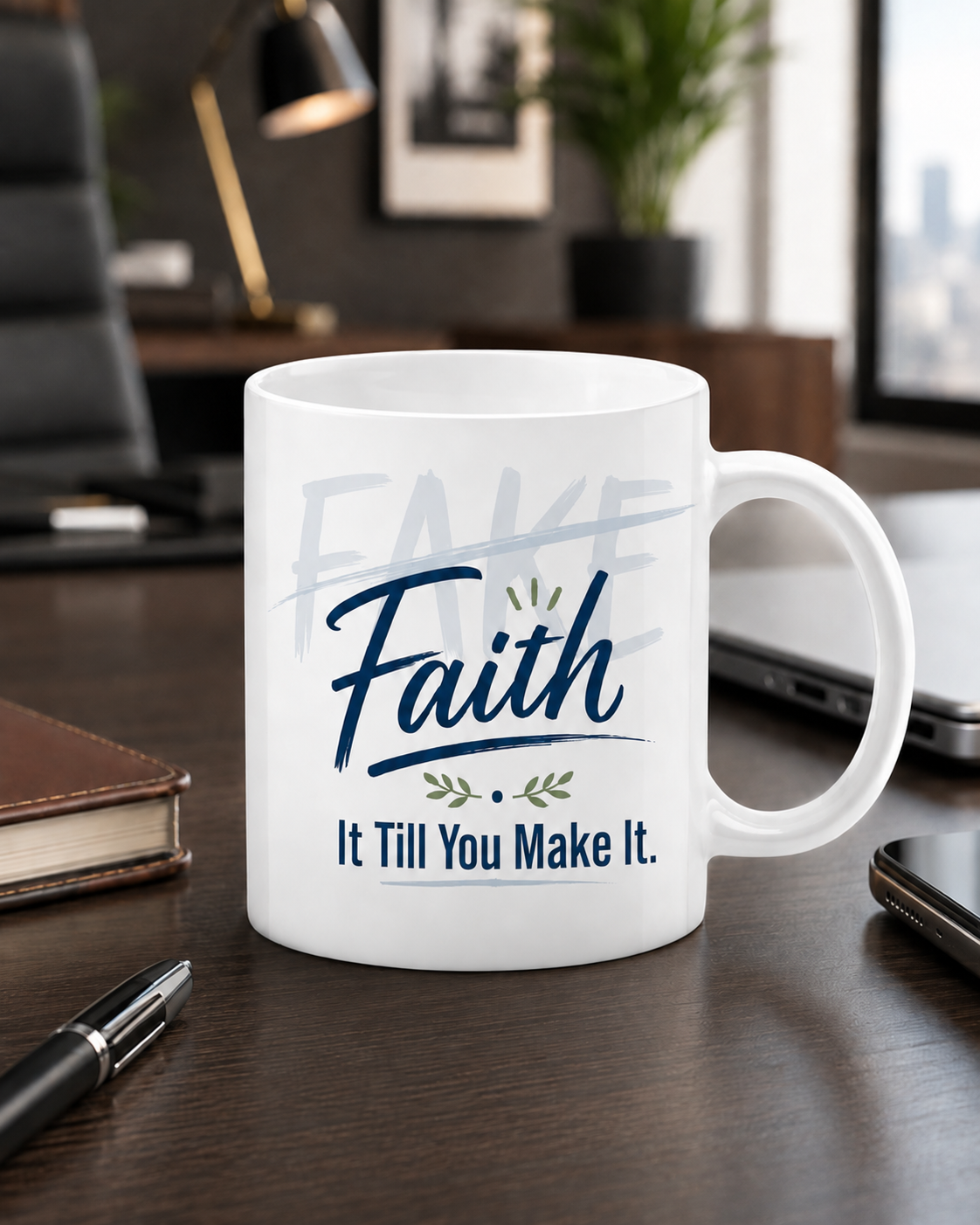 Faith It Till You Make It mug